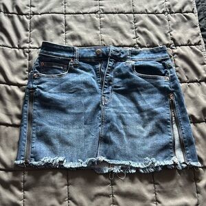 American Eagle Outfitters Blue Denim Mini Skirt